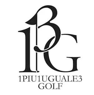 1PIU1UGUALE3 GOLF ロゴ