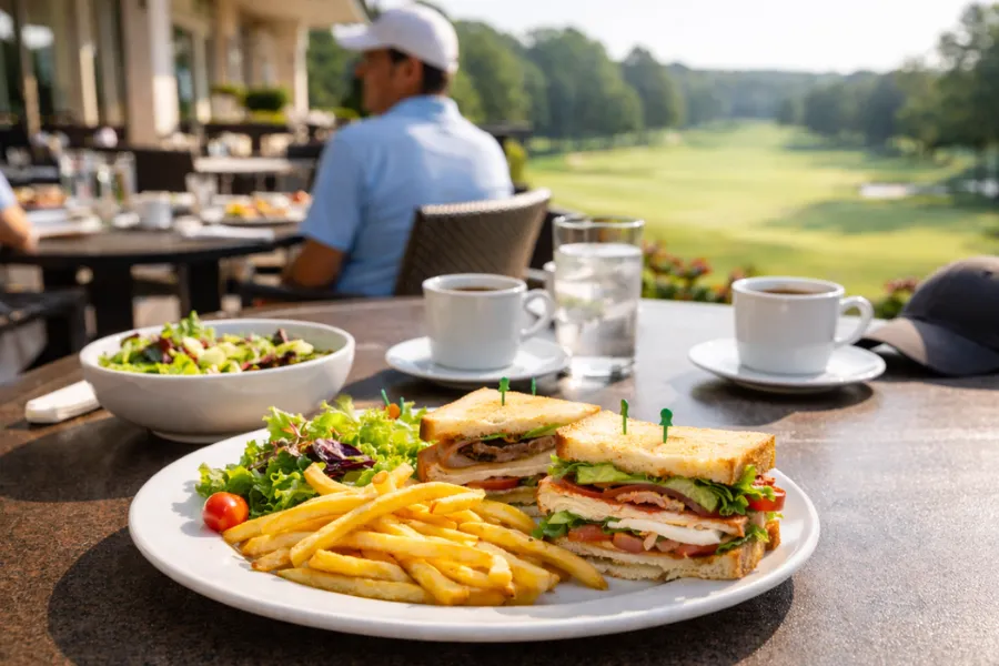 クラブハウスのランチのイメージ