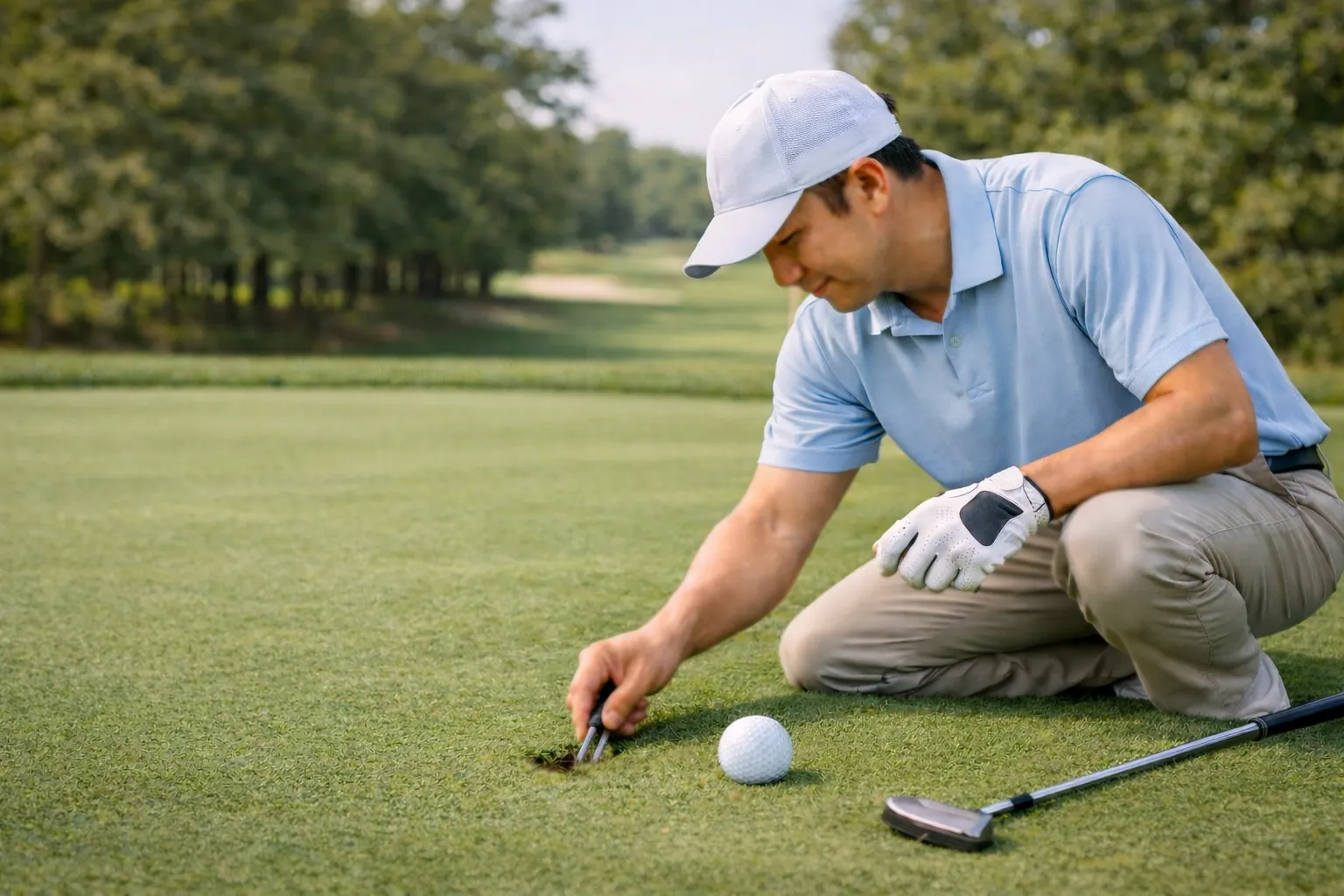 ディボットを直す