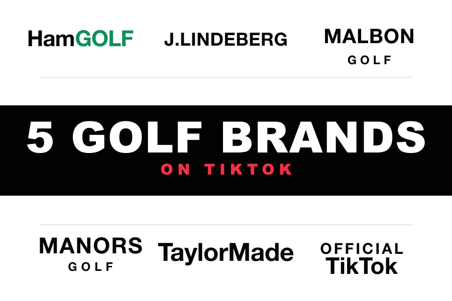 Golf brand map style visual