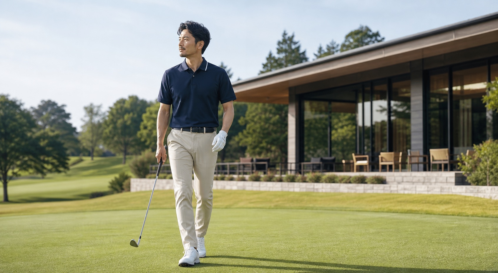 30代メンズゴルフウェアの季節別イメージ