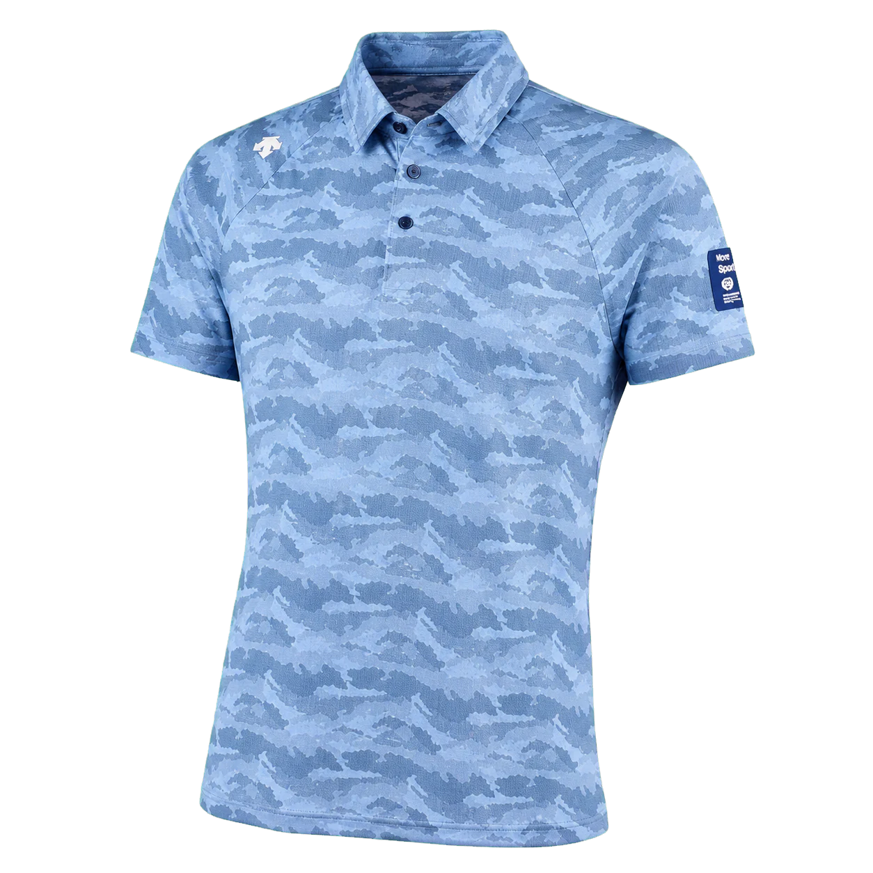 DESCENTE GOLF ECO鹿の子 カモフラージュシャツの商品画像