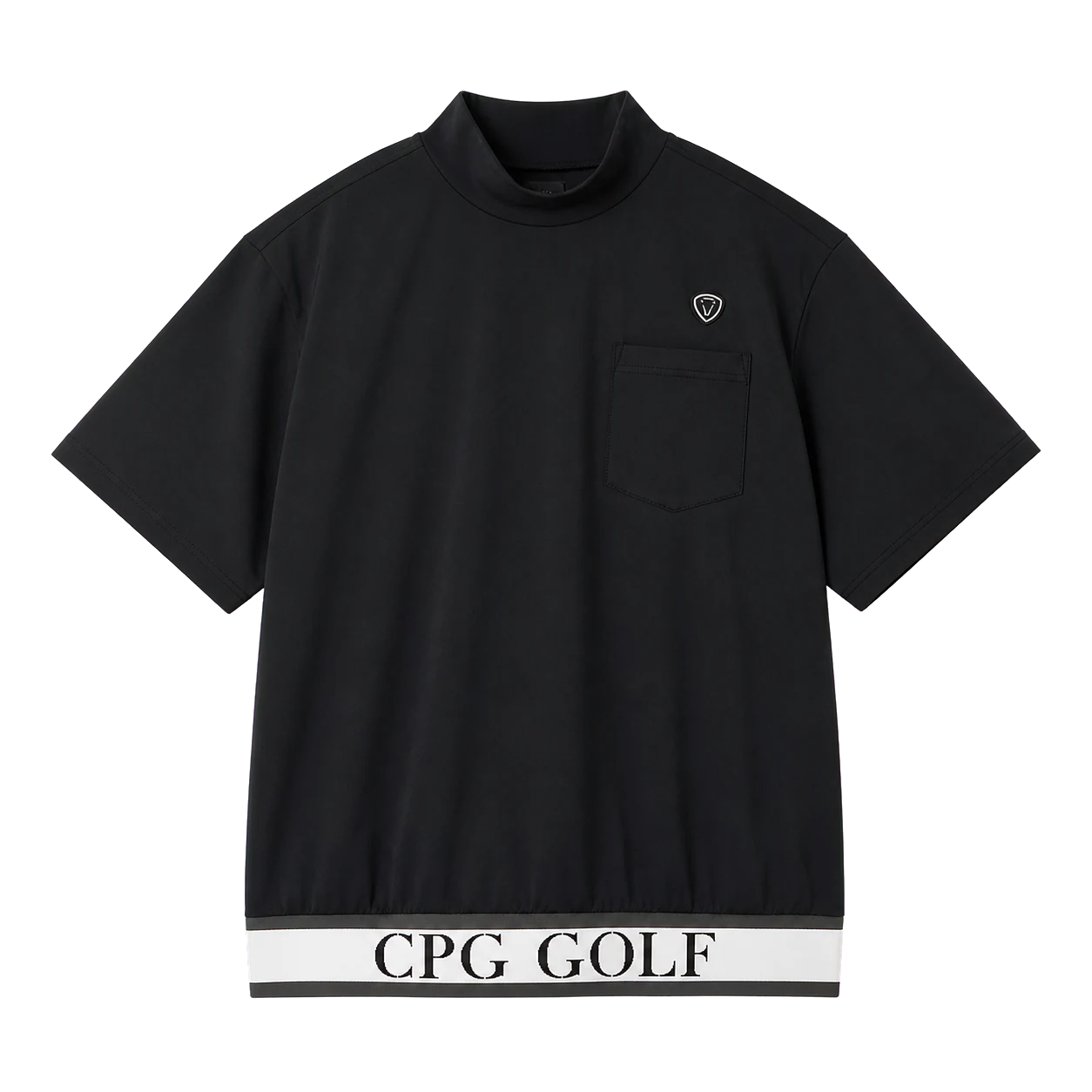 CPG GOLF 裾ジャカードテープ モックネックの商品画像