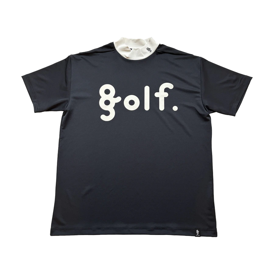 8G SHOOT LOGO PRINT MOCK NECK SHIRT黒の商品画像