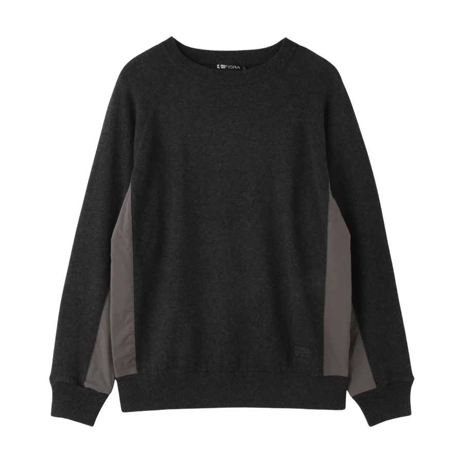 FIDRA コットン×カシミア混セーター【メンズ】グレーの公式画像