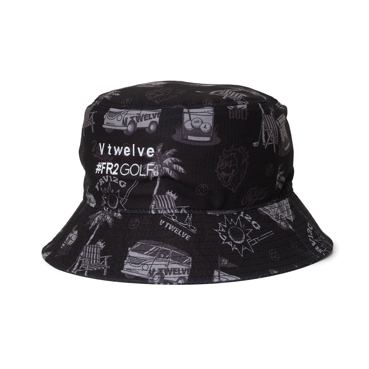 V12FR2 PATTERN HAT バケットハット
