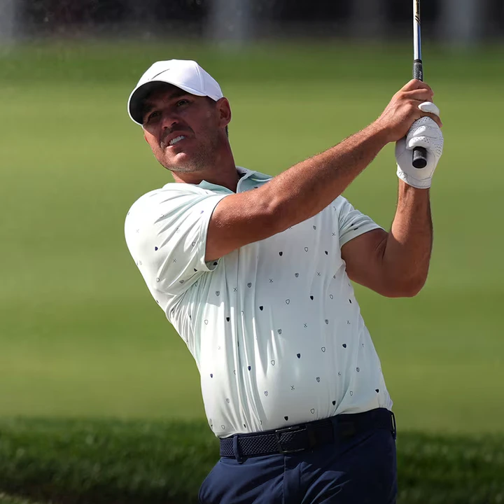Nike Golfのウェアを着用するブルックス・ケプカ