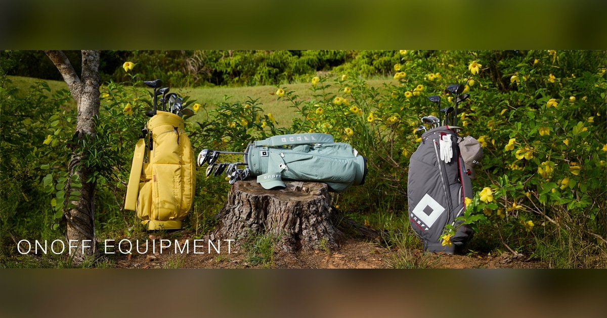 ONOFF EQUIPMENTの公式ゴルフ用品ビジュアル
