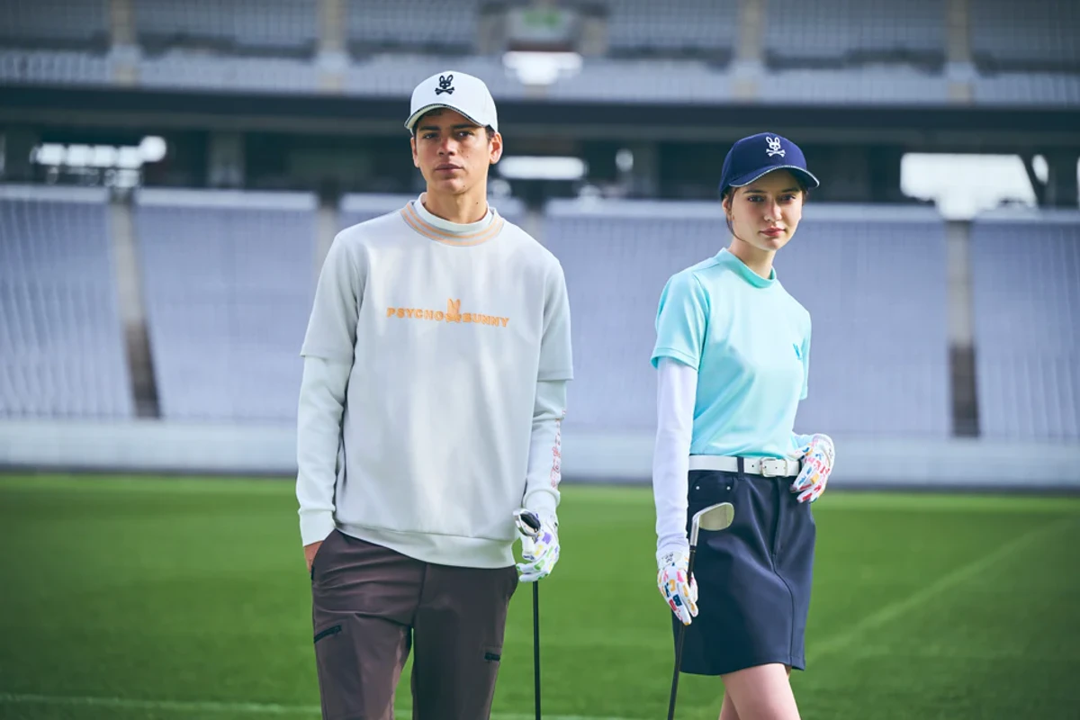 Psycho Bunny GOLFの春夏コレクションモデル