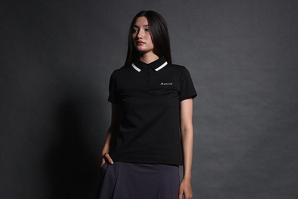 Russeluno GolfのCHECK LUCHAポロ公式着用画像