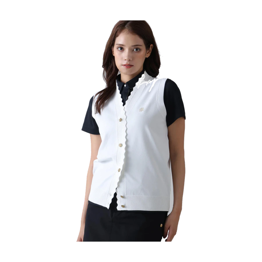 St ANDREWS 14G天竺ニットベスト WOMENSの商品画像