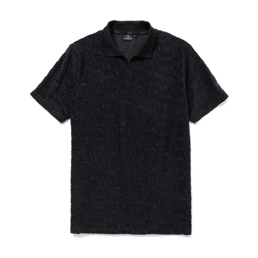 SY32 GOLF SYG PILE JQ SKIPPER POLO ブラックの商品単体画像