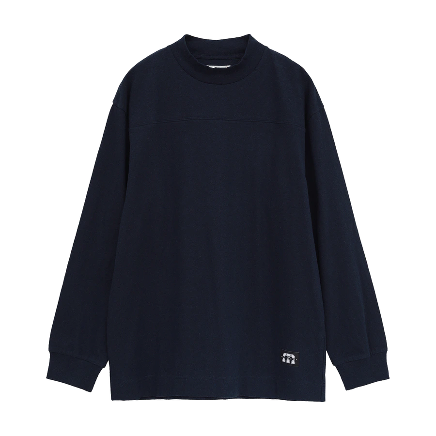 TravisMathew バックプリント長袖モックネックの公式画像