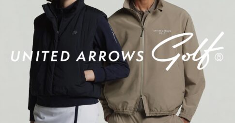 UNITED ARROWS GOLFの公式ビジュアルとブランドロゴ